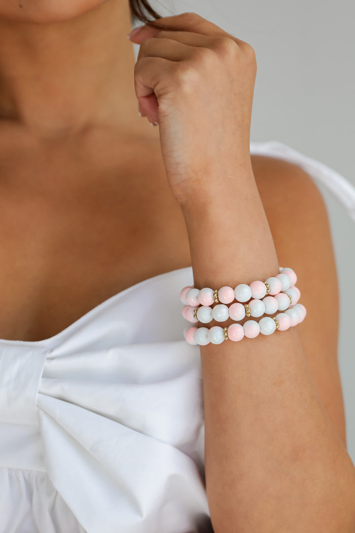 pink bracelet