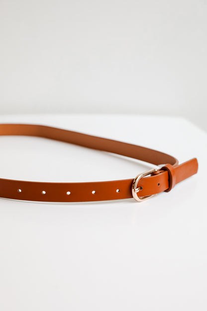 Chic Achievement Cognac Belt