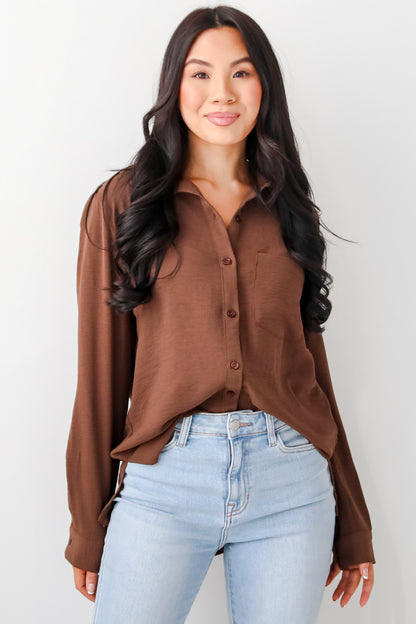 Perfected Sophistication Button-Up Blouse