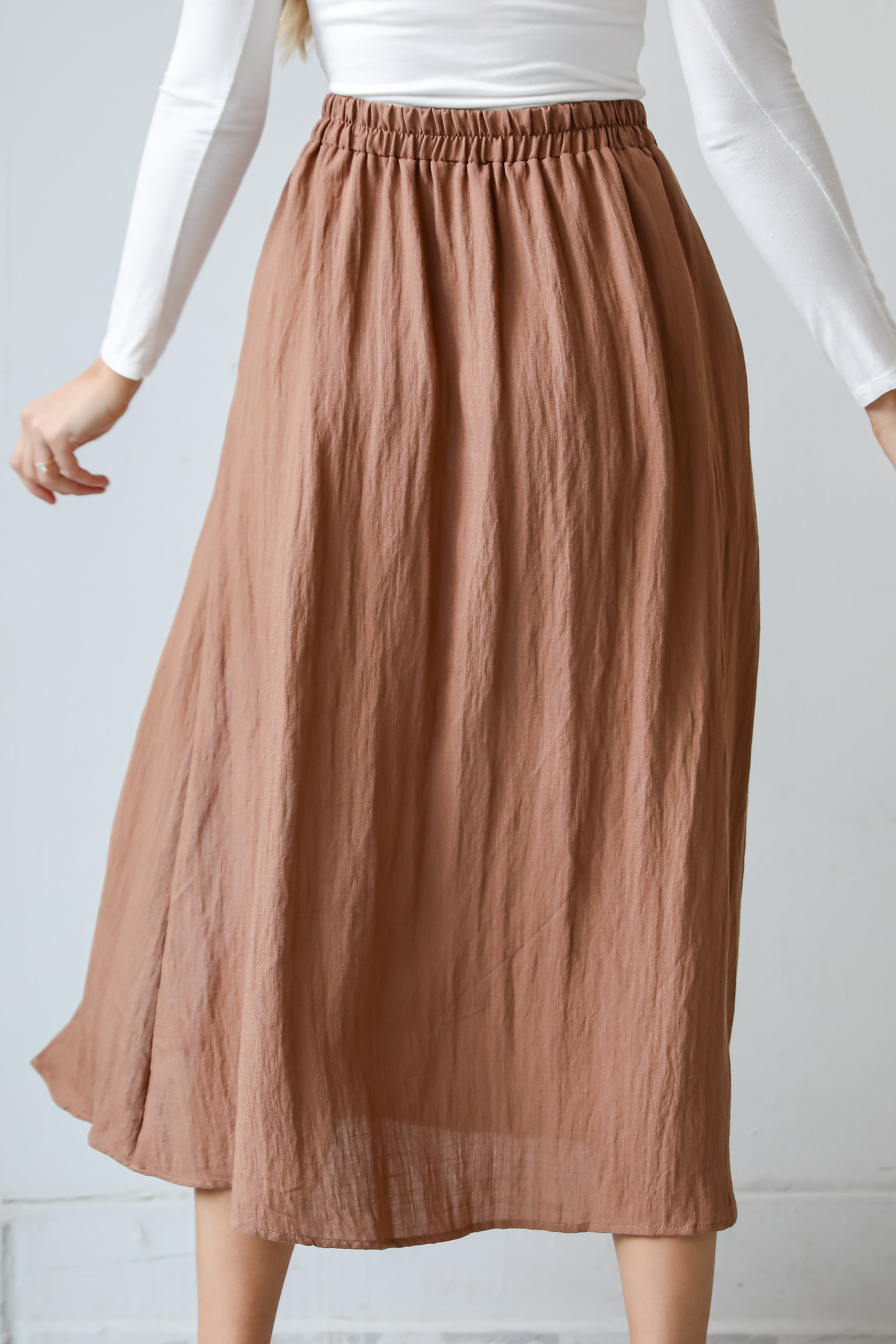 long skirt with slit