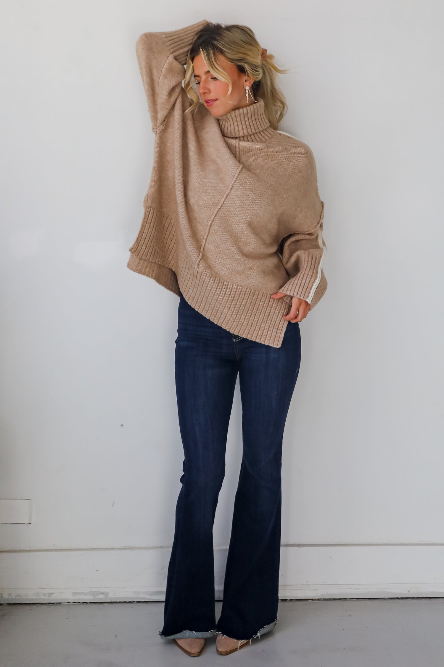 Posh Upgrade Turtleneck Oversized Sweater