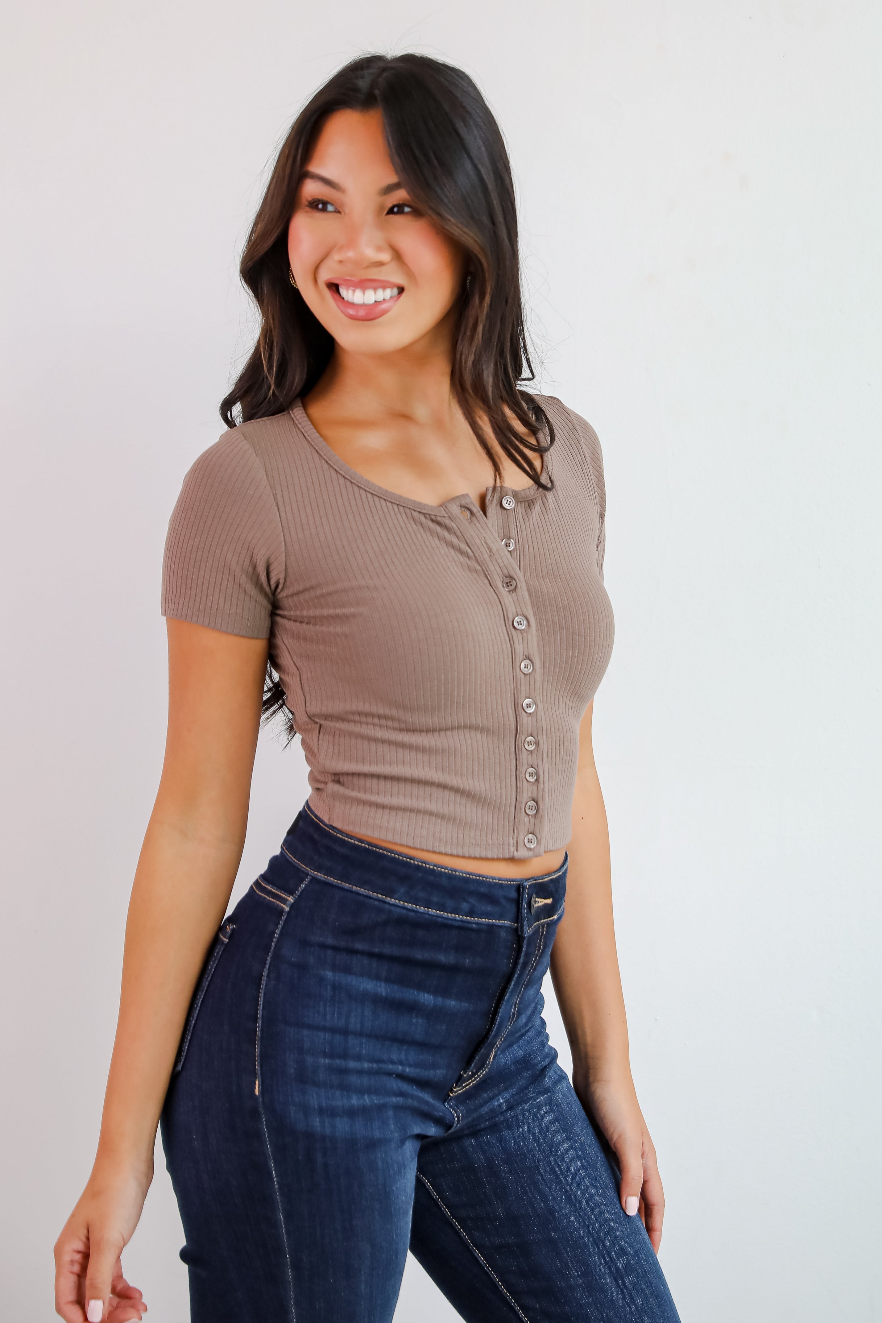 Bella Ribbed Crop Top