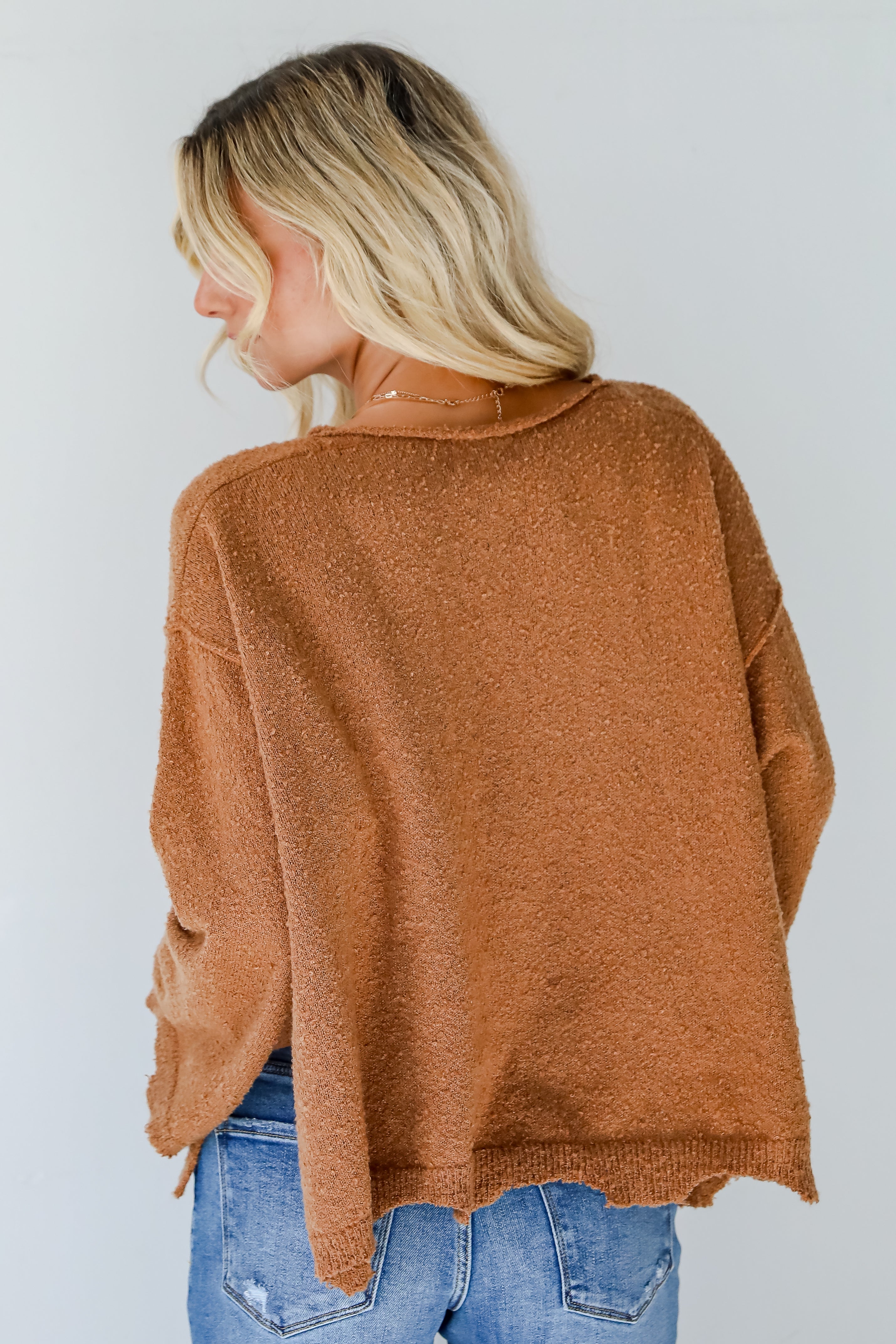 Cooler Forecast Brown Sweater