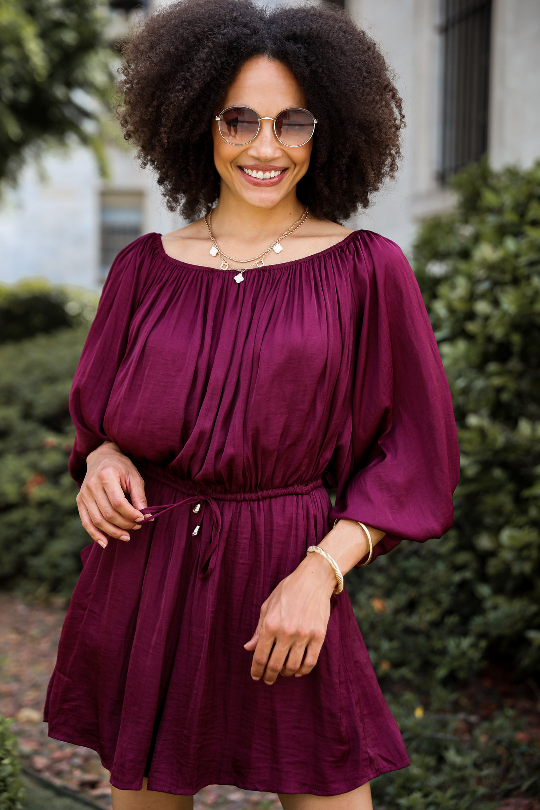 Marvelous Darling Burgundy Romper wedding guest