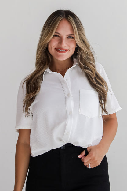 Kayla Button-Up Blouse