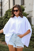 white linen blouse