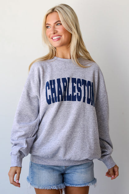 Light Heather Grey Charleston Sweatshirt