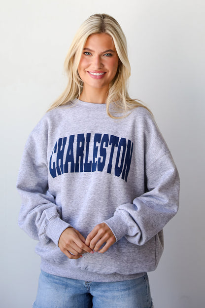 Light Heather Grey Charleston Sweatshirt