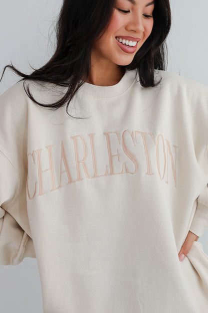 Charleston Embroidered Sweatshirt