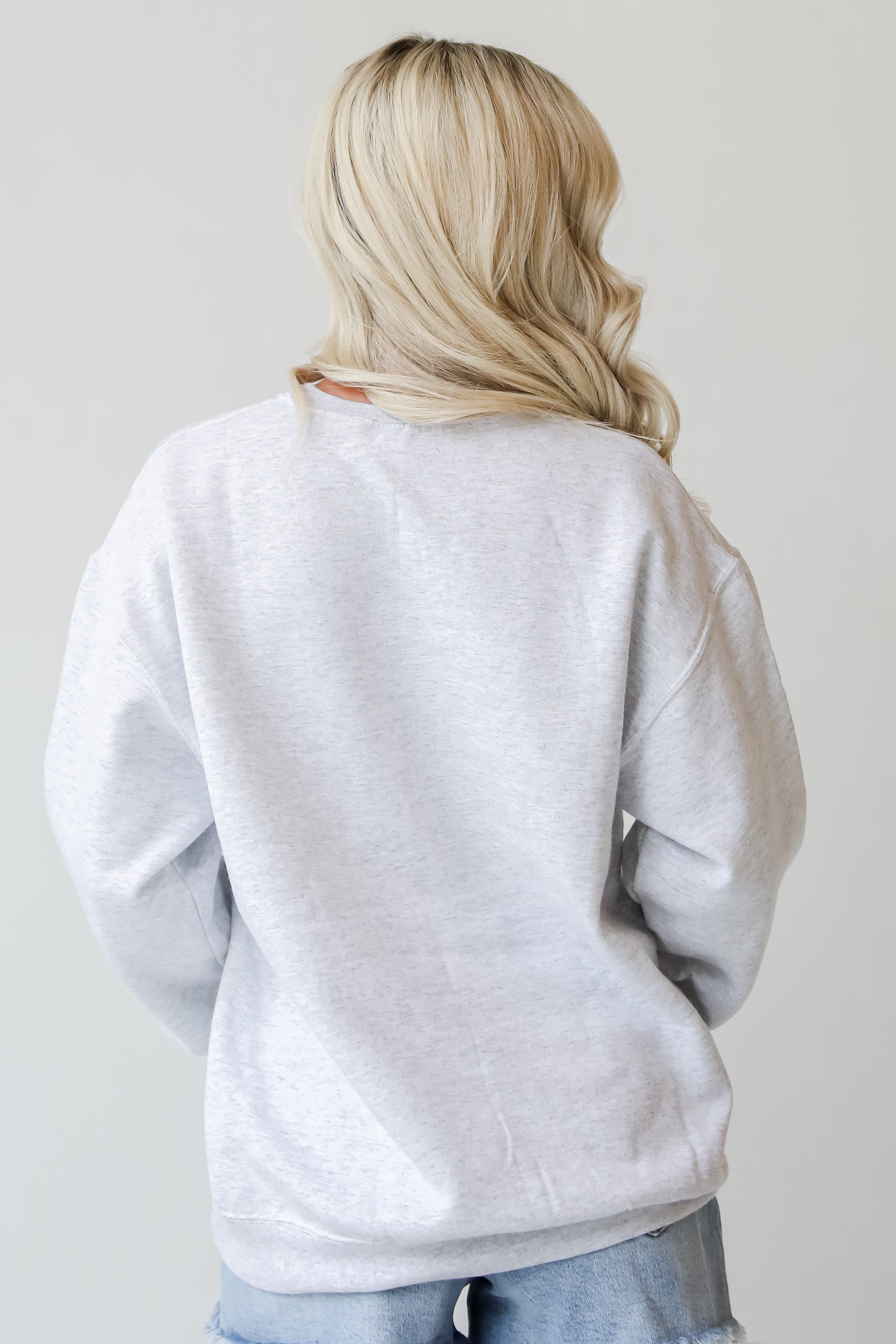 Heather Grey Charleston Block Letter Sweatshirt