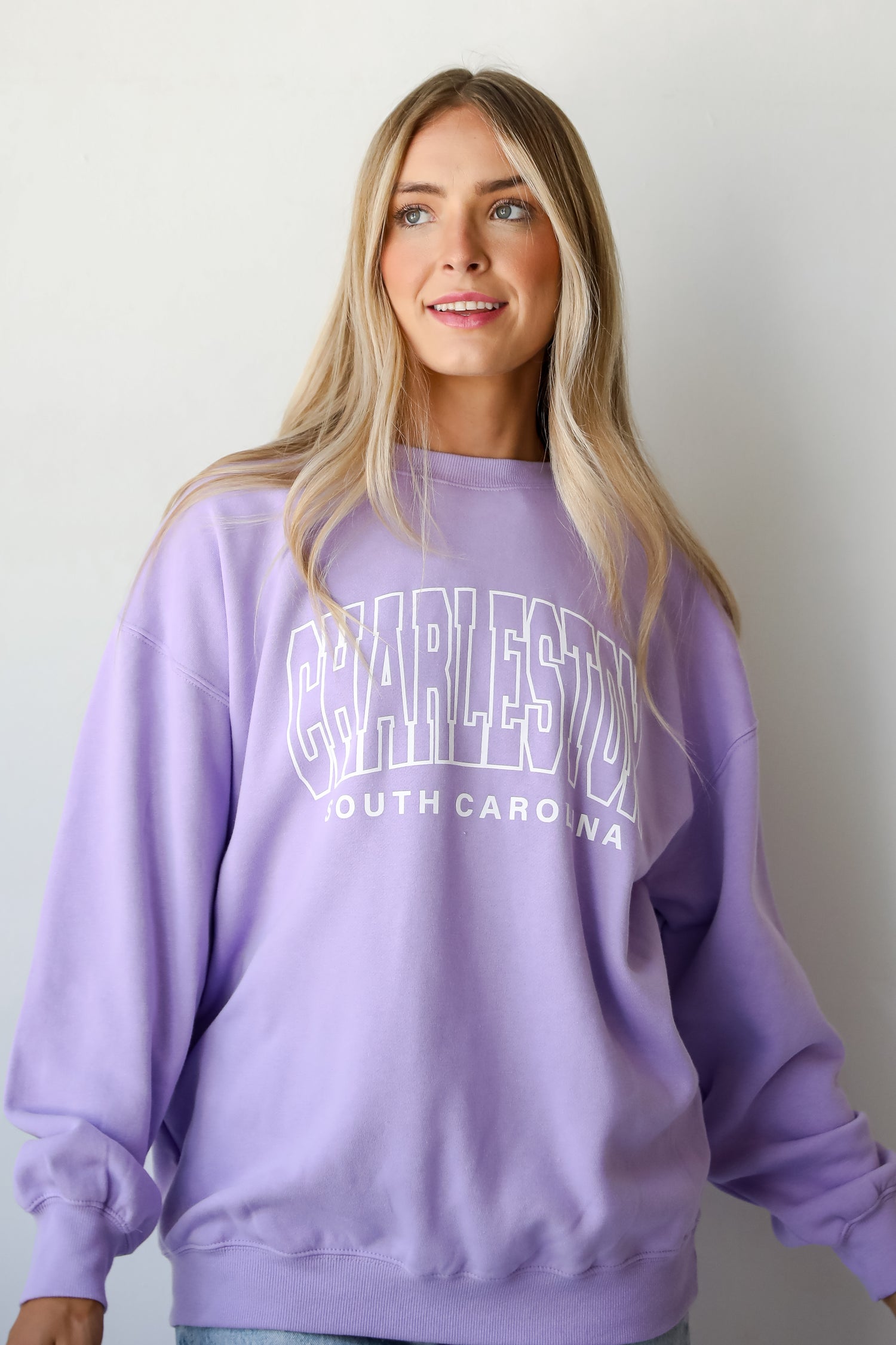 Lavender Charleston South Carolina Sweatshirt