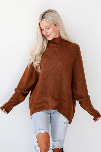 Notably Cozy Turtleneck Oversized Sweater