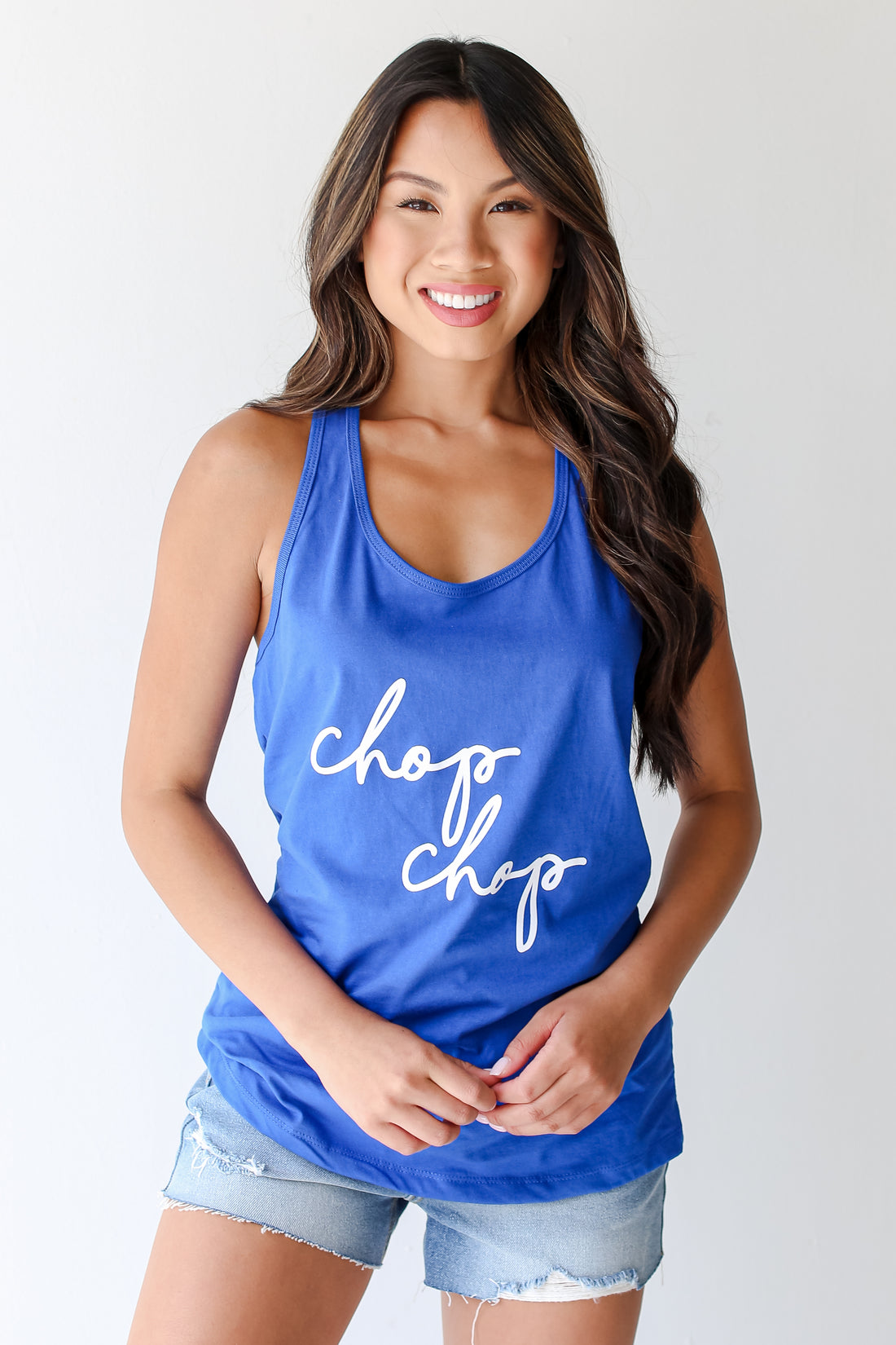 Blue Chop Chop Tank