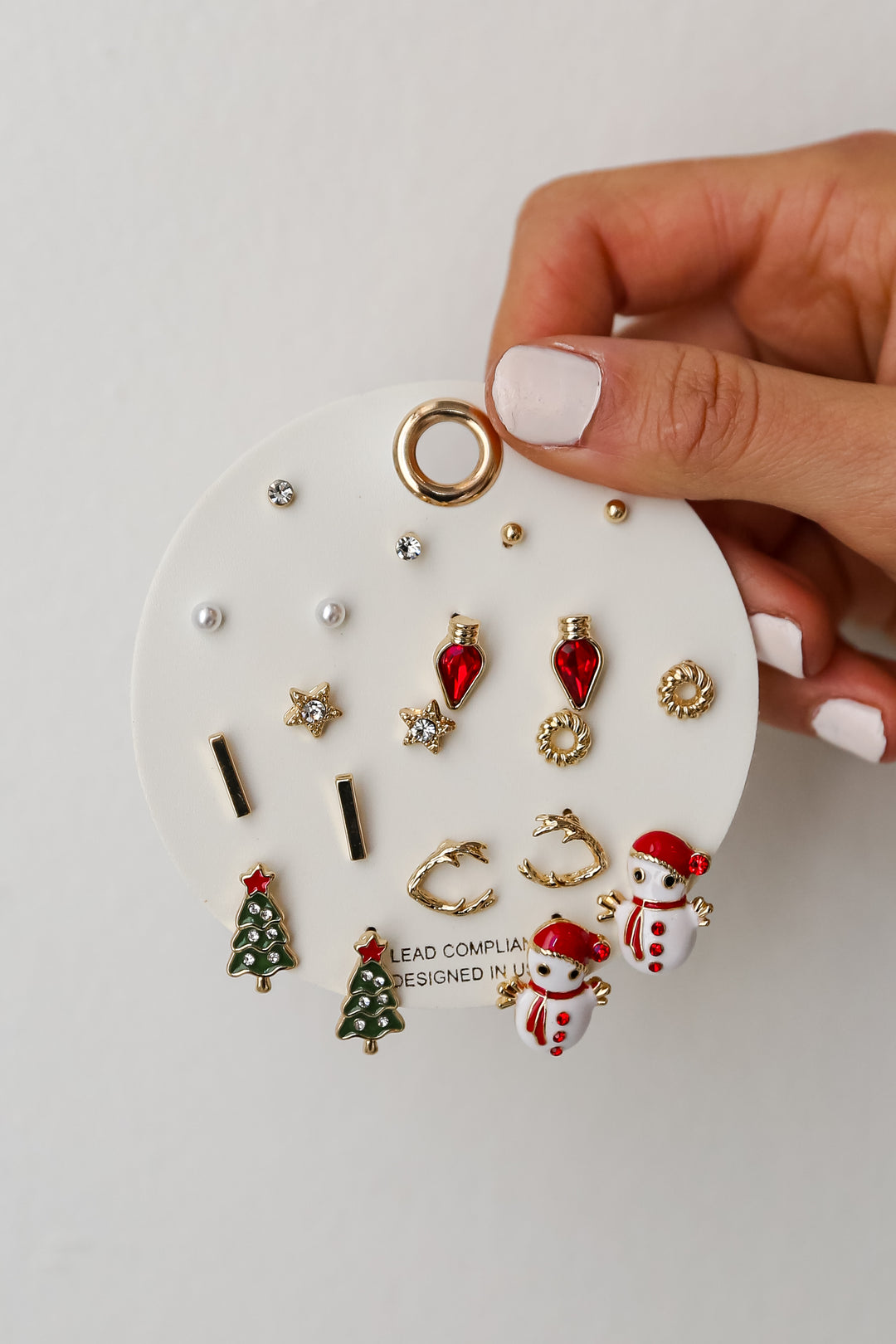 christmas earrings