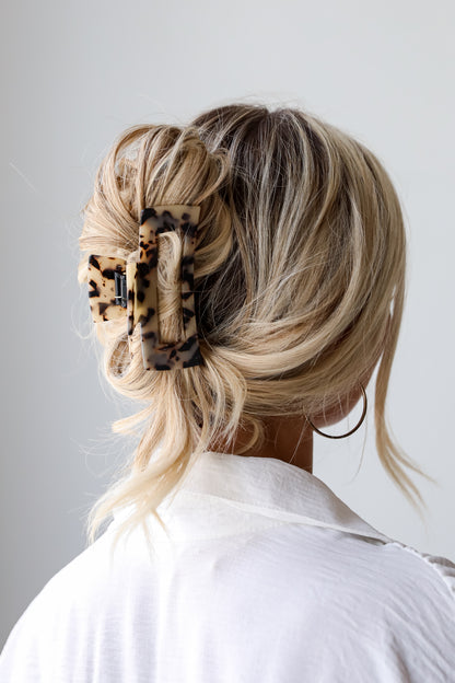 Tortoise Acrylic Claw Hair Clip