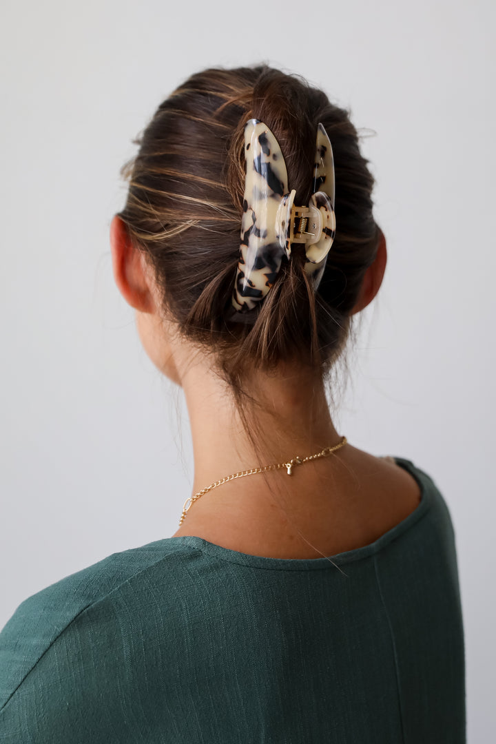 cute Tortoise Acrylic Claw Hair Clip