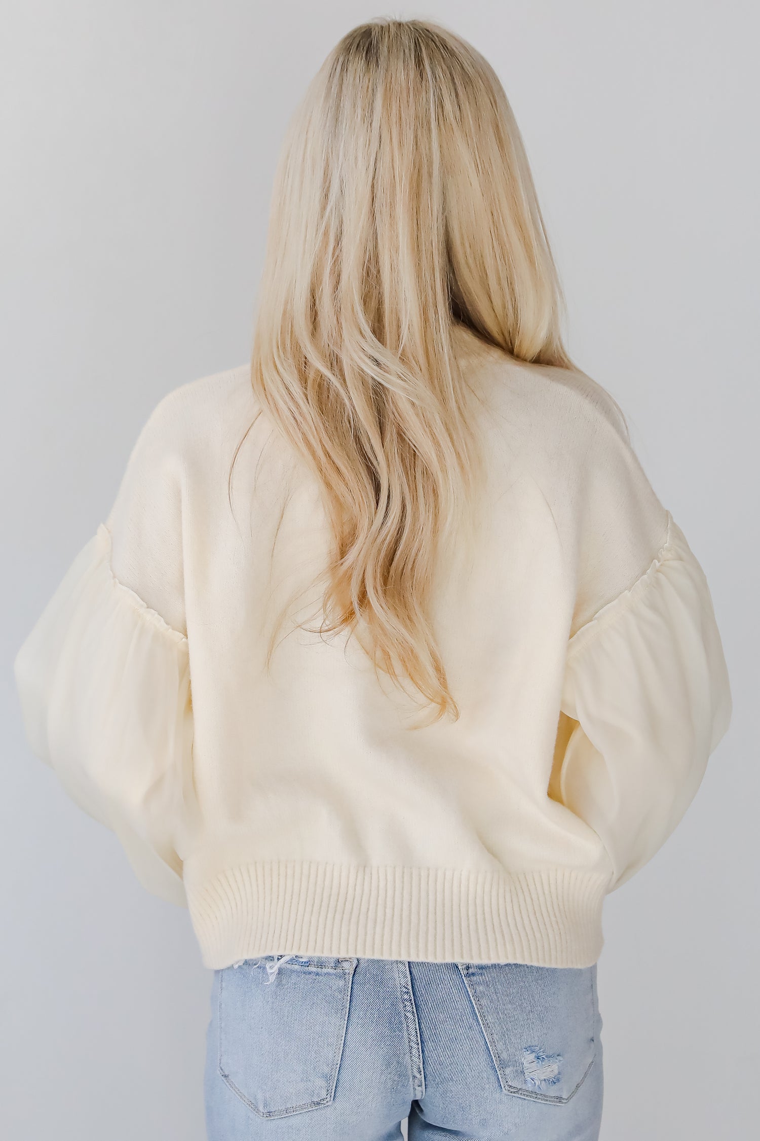 Elegant Perception Cream Sweater