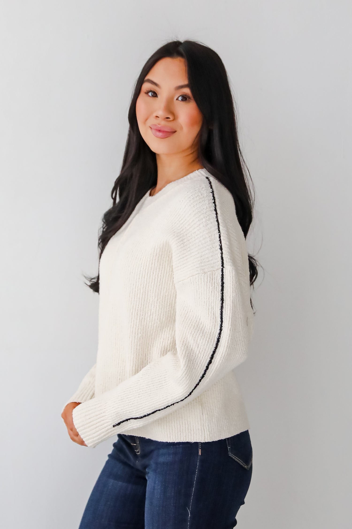 Charismatic Sense Cream Sweater