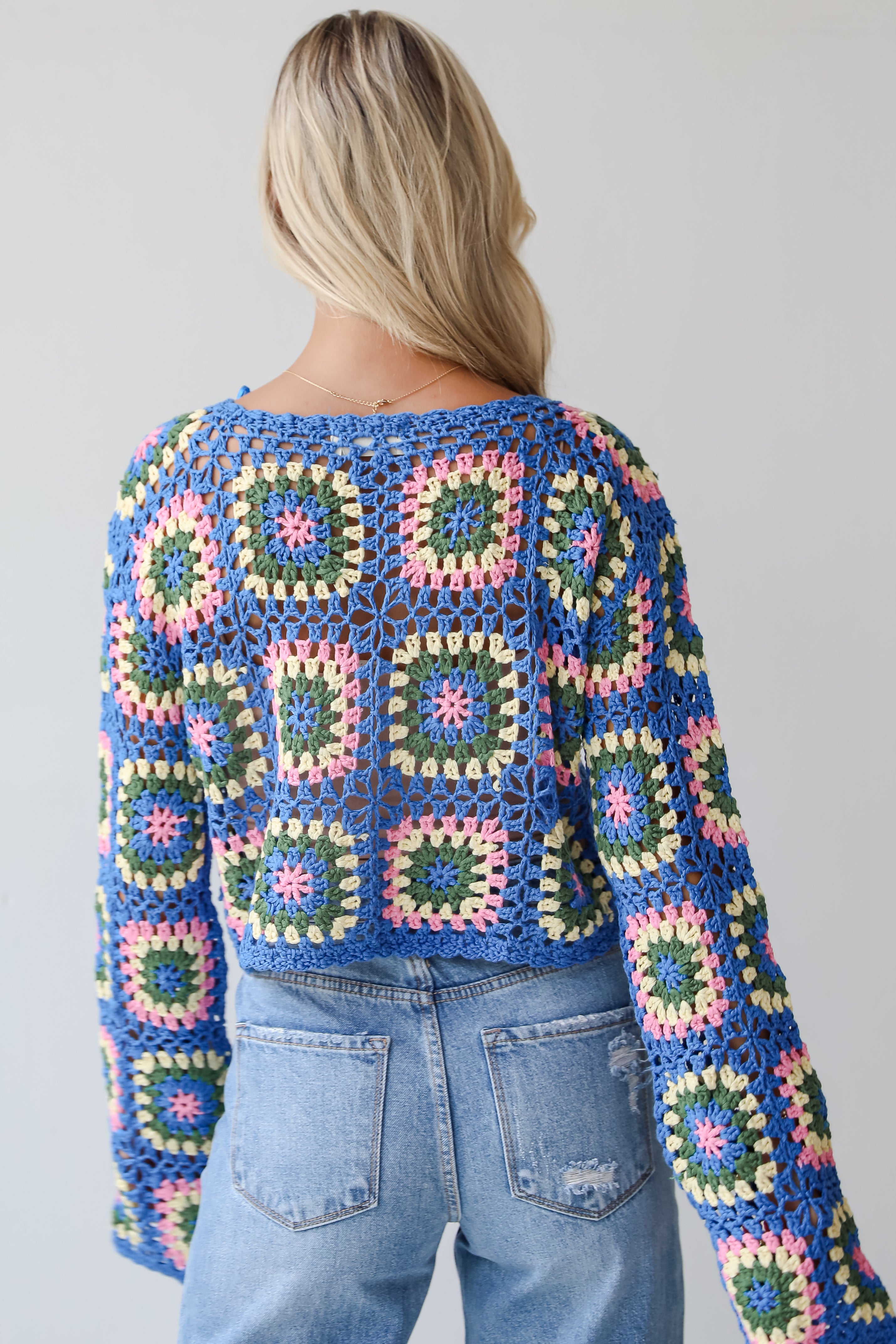 Cultivated Coolness Crochet Knit Top