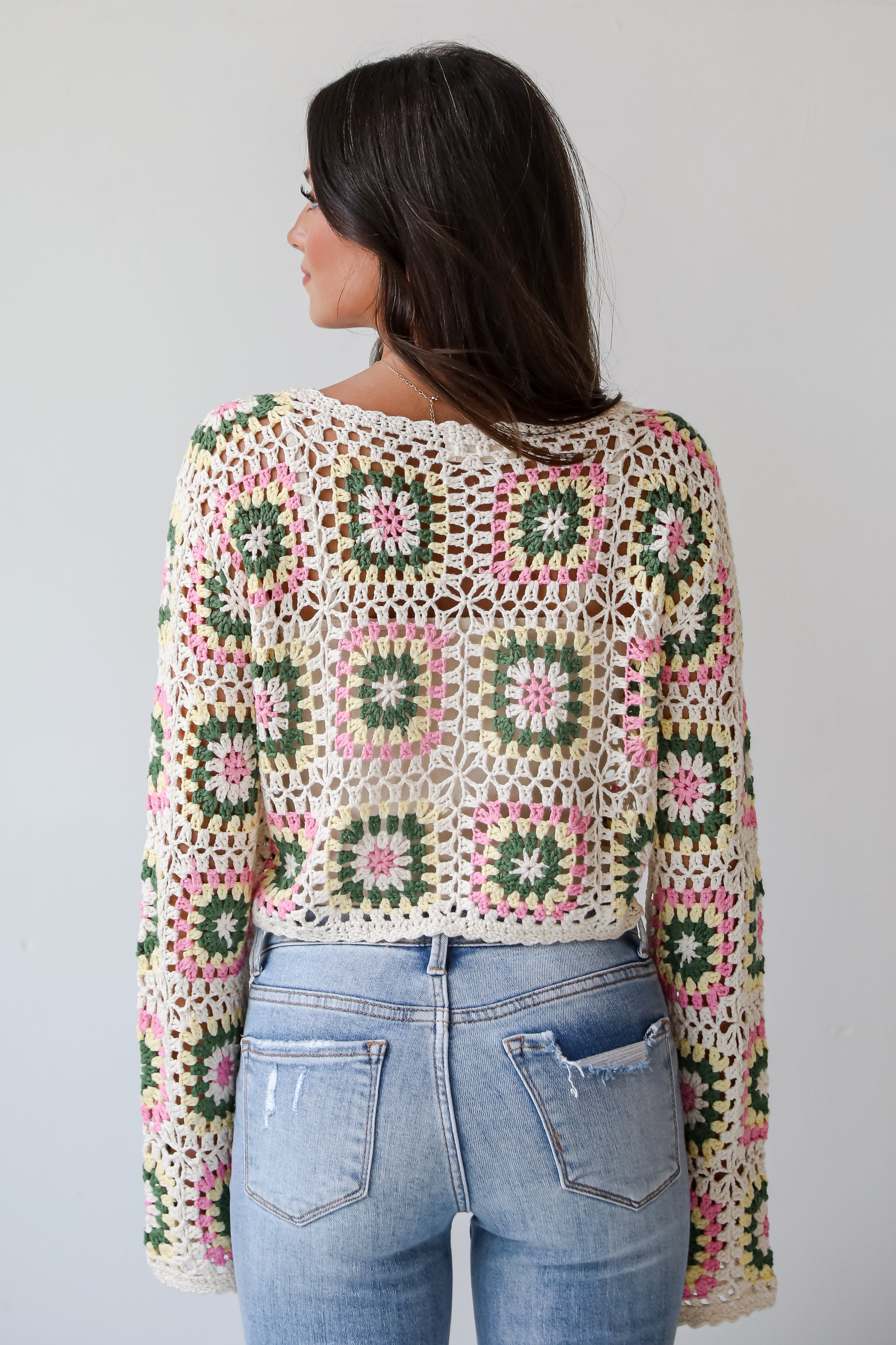 Cultivated Coolness Crochet Knit Top