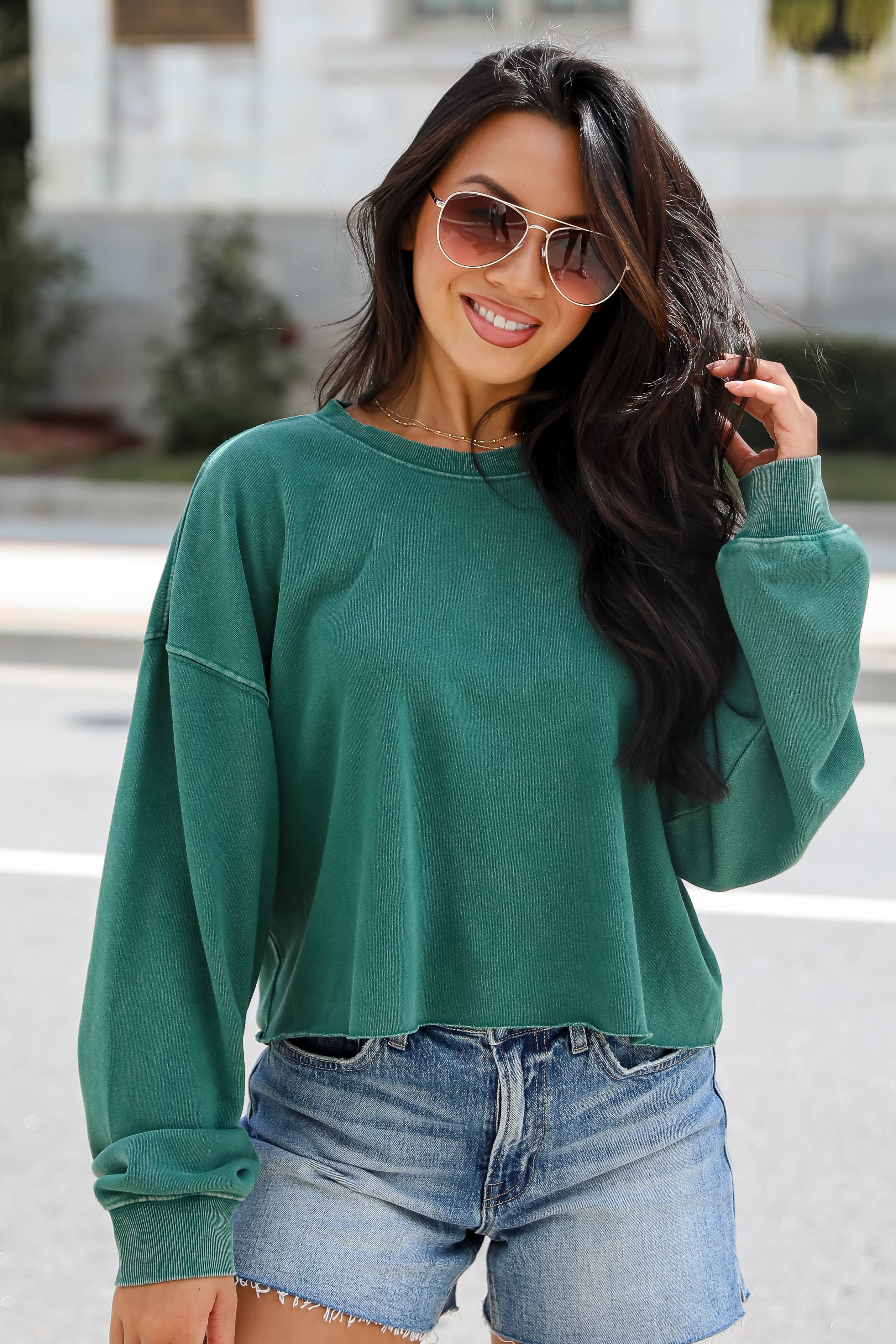 Chill Out Cropped Pullover