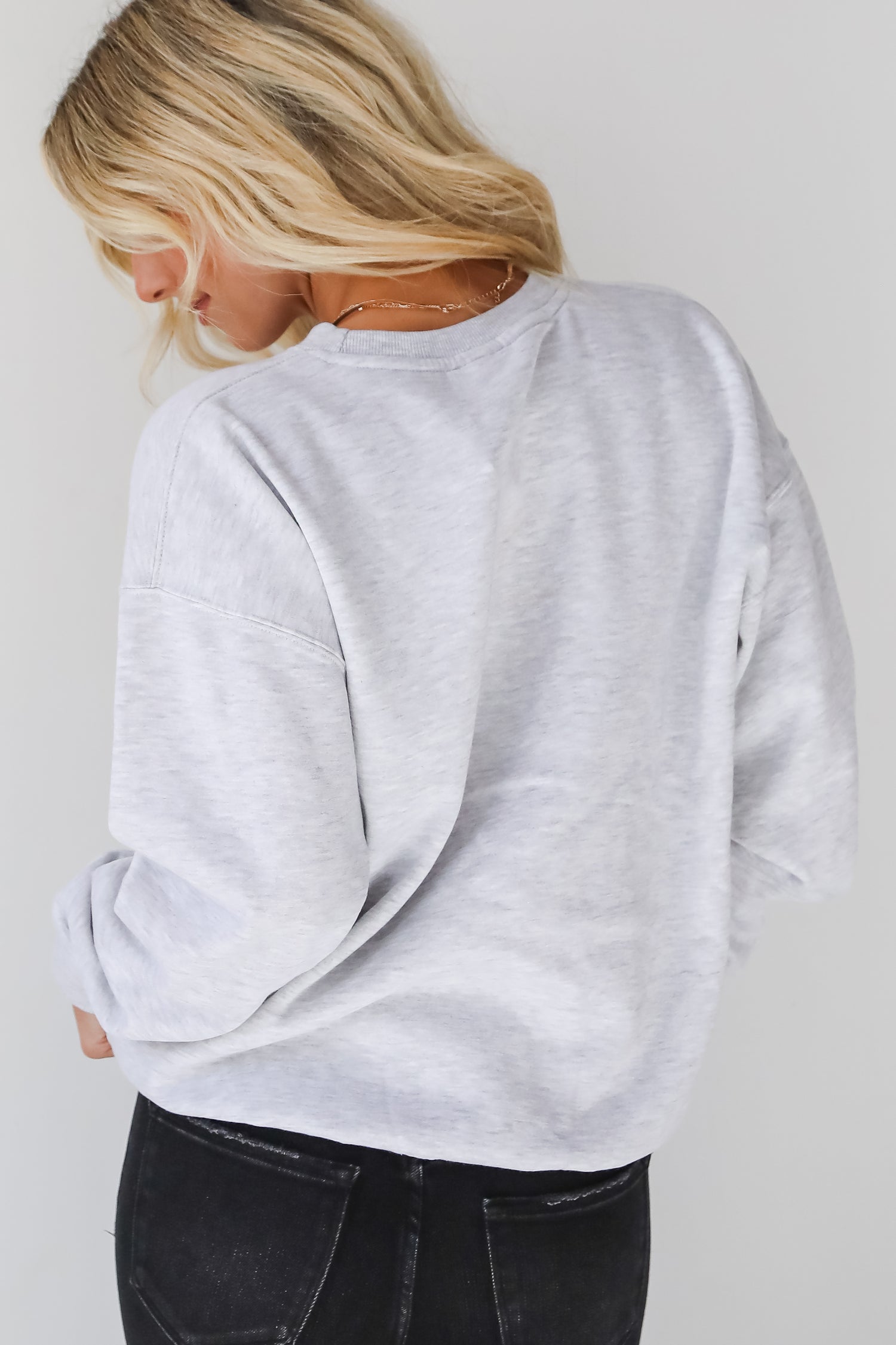 Heather Grey Pray Sweatshirt