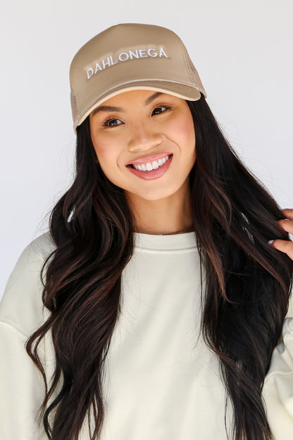 taupe Dahlonega Trucker Hat