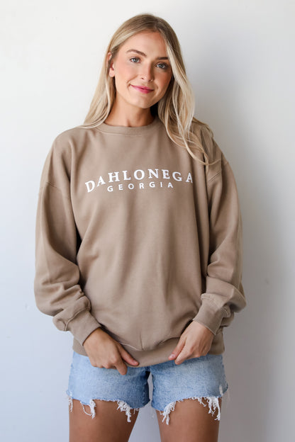 Tan Dahlonega Georgia Sweatshirt