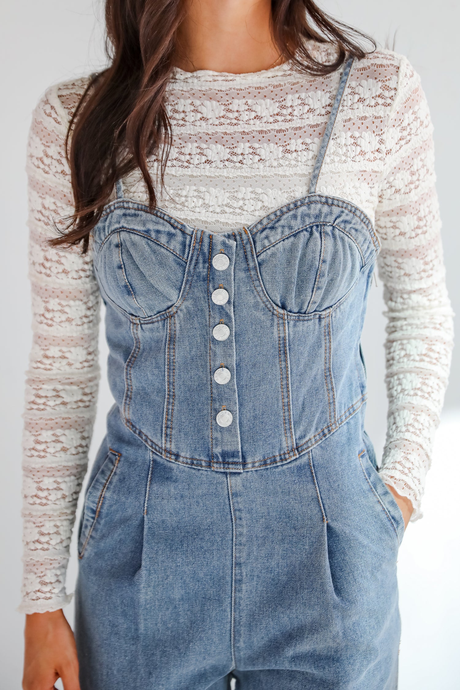 Delightful Impact Denim Jumpsuit