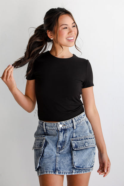 Denim Mini Skirt for women