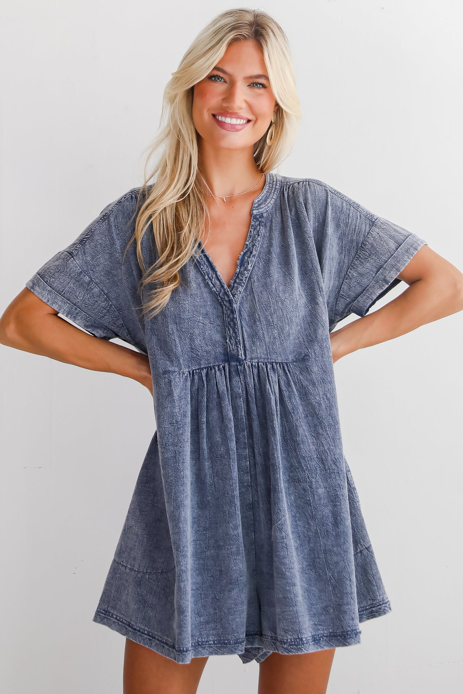 Trendy Momentum Denim Romper