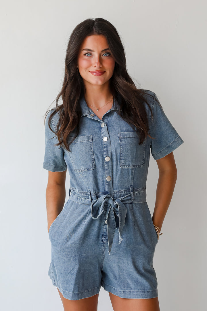 Amazing Perfection Denim Romper