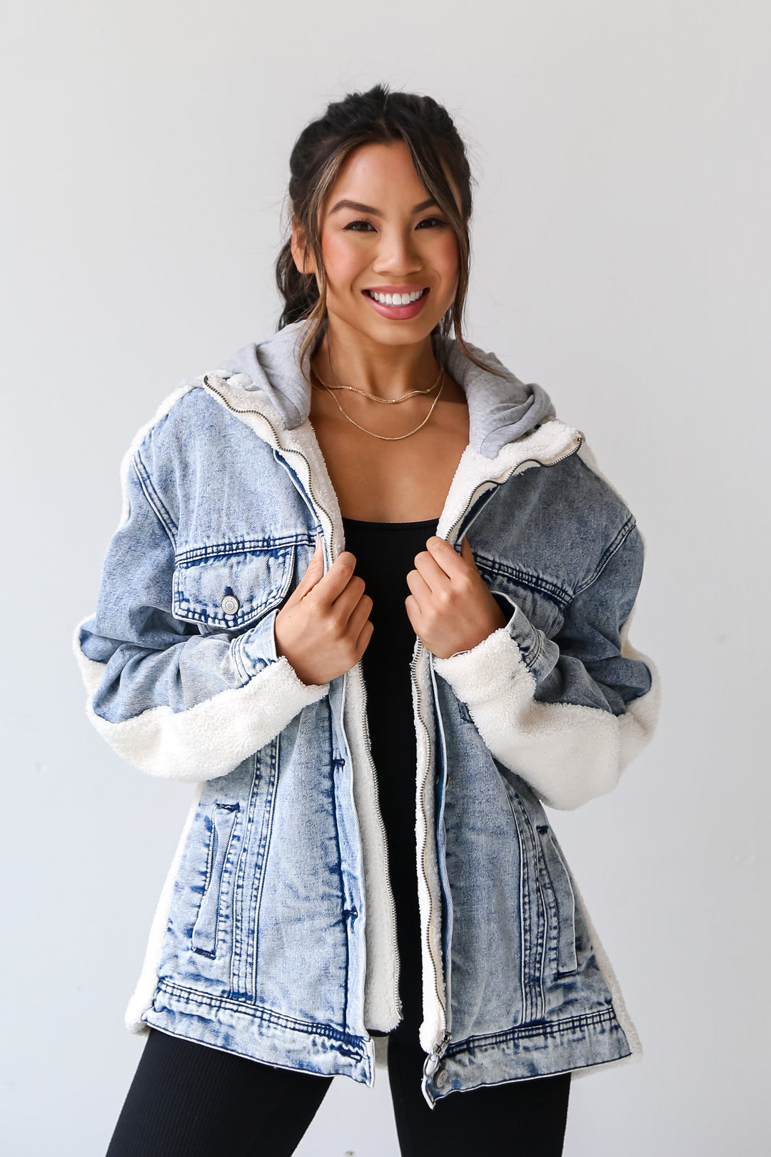 oversized denim jacket