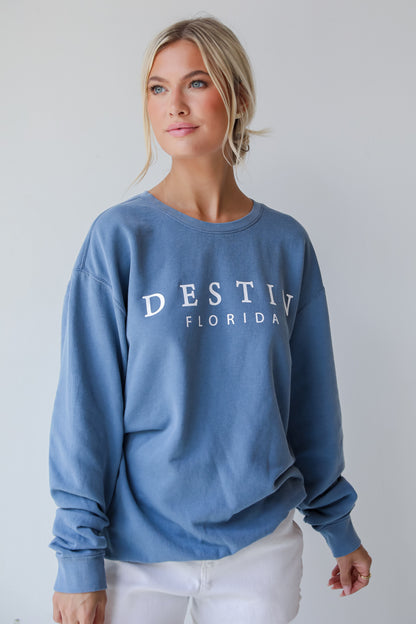 Denim Destin Florida Sweatshirt