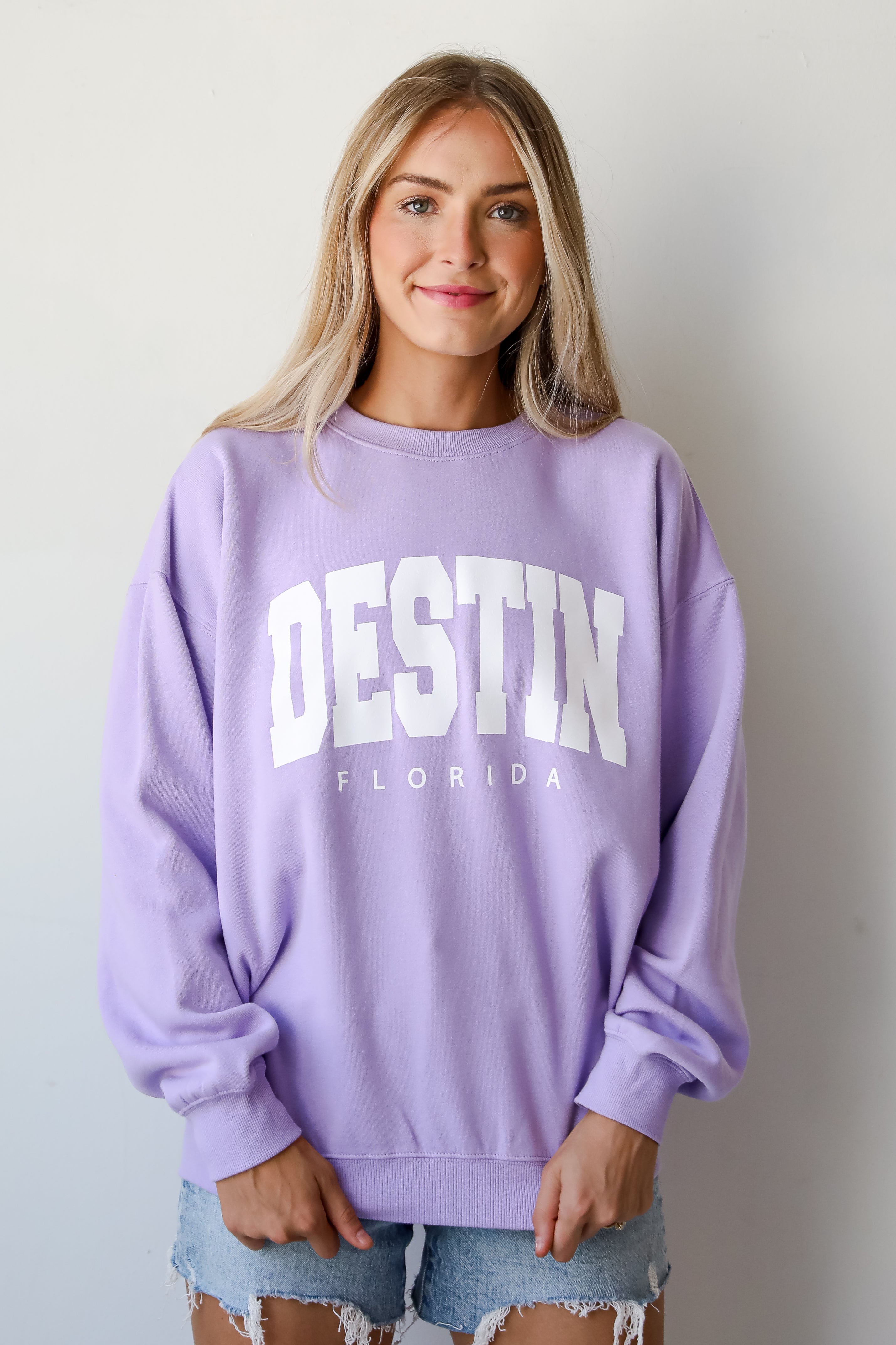 Lavender Destin Florida Sweatshirt