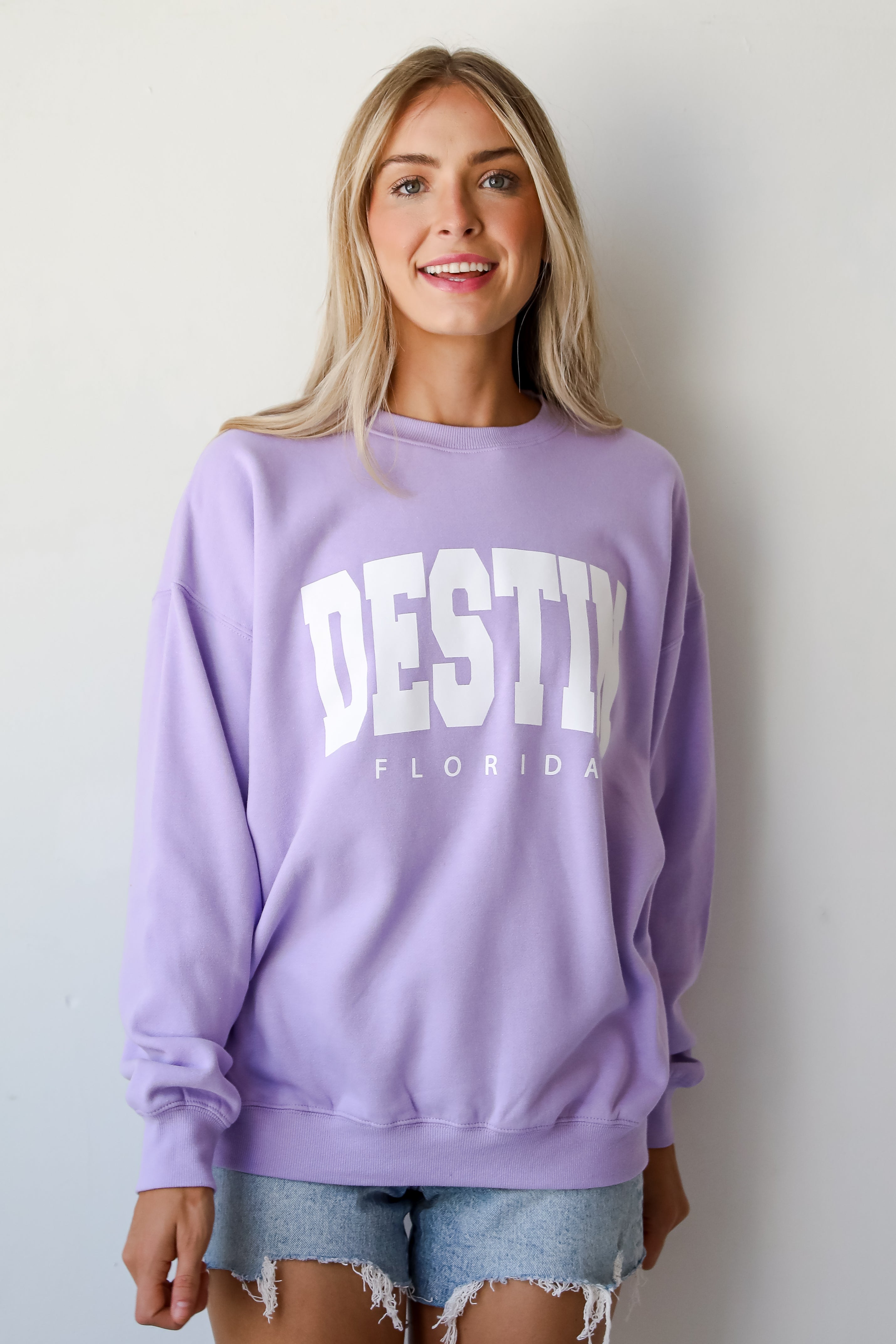 Lavender Destin Florida Sweatshirt