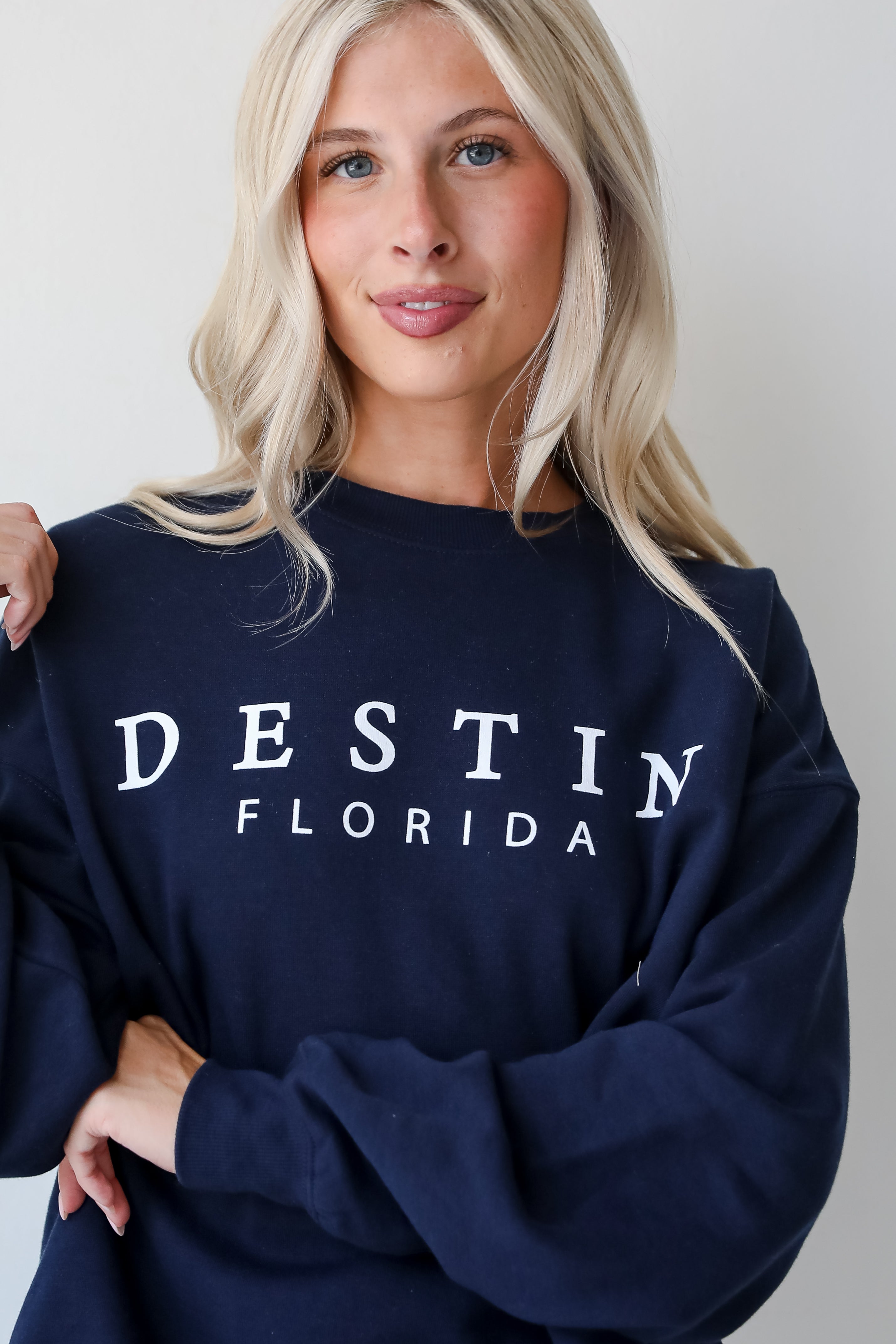 Navy Destin Florida Sweatshirt