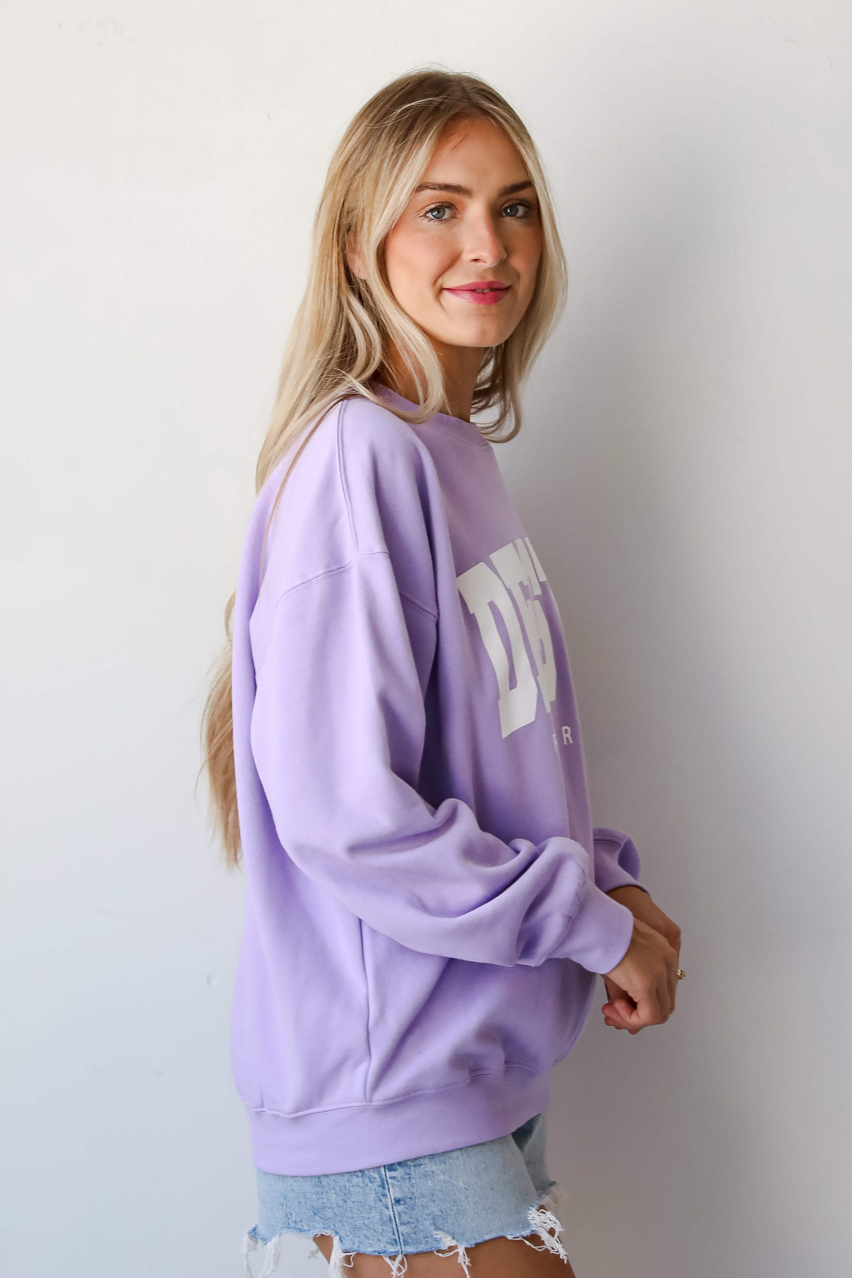 Lavender Destin Florida Sweatshirt