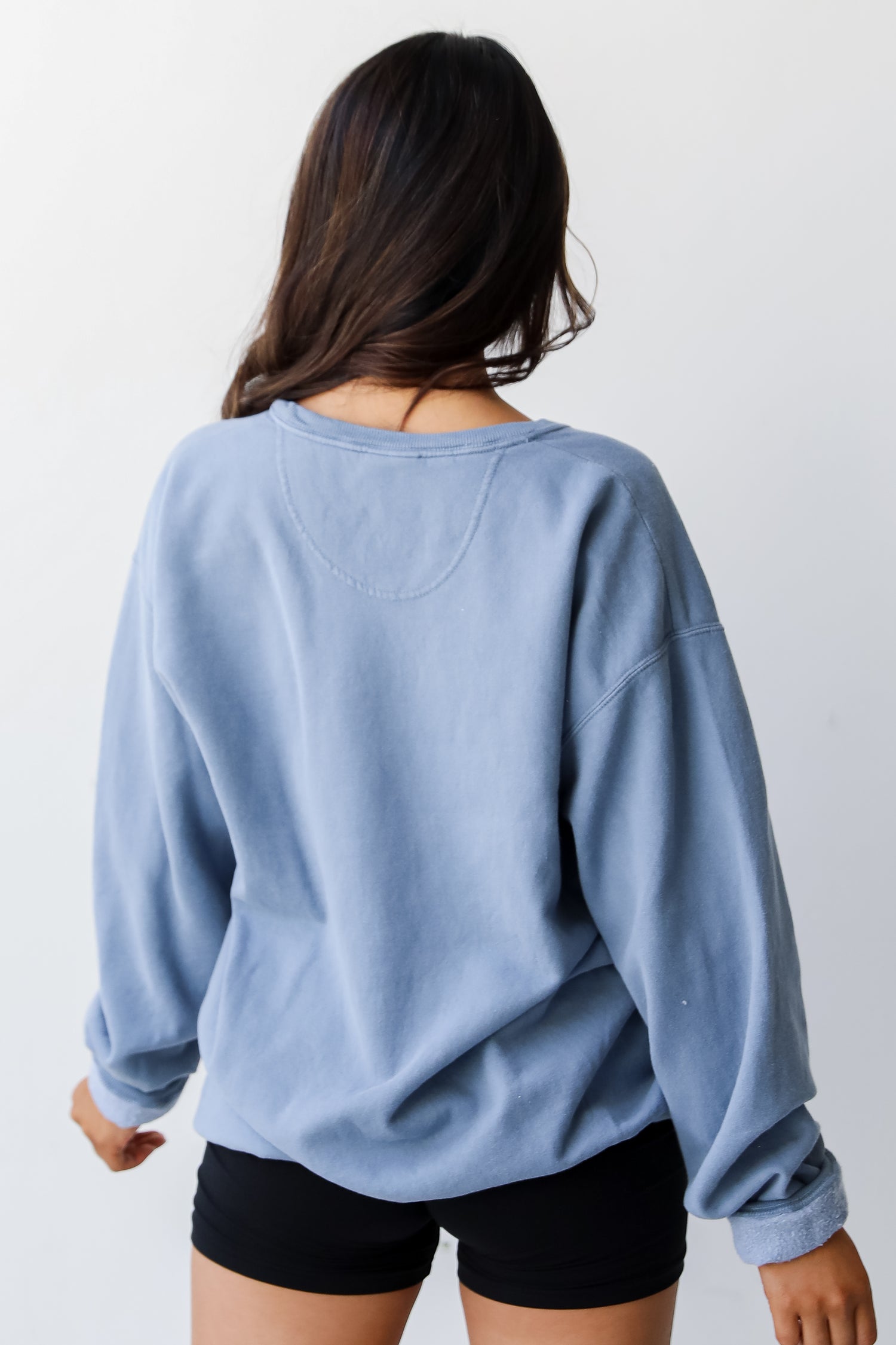 Blue Destin Florida Pullover back view