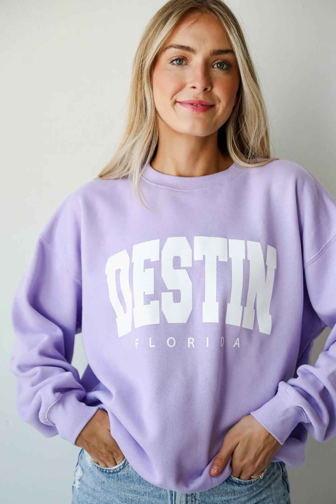 Lavender Destin Florida Sweatshirt