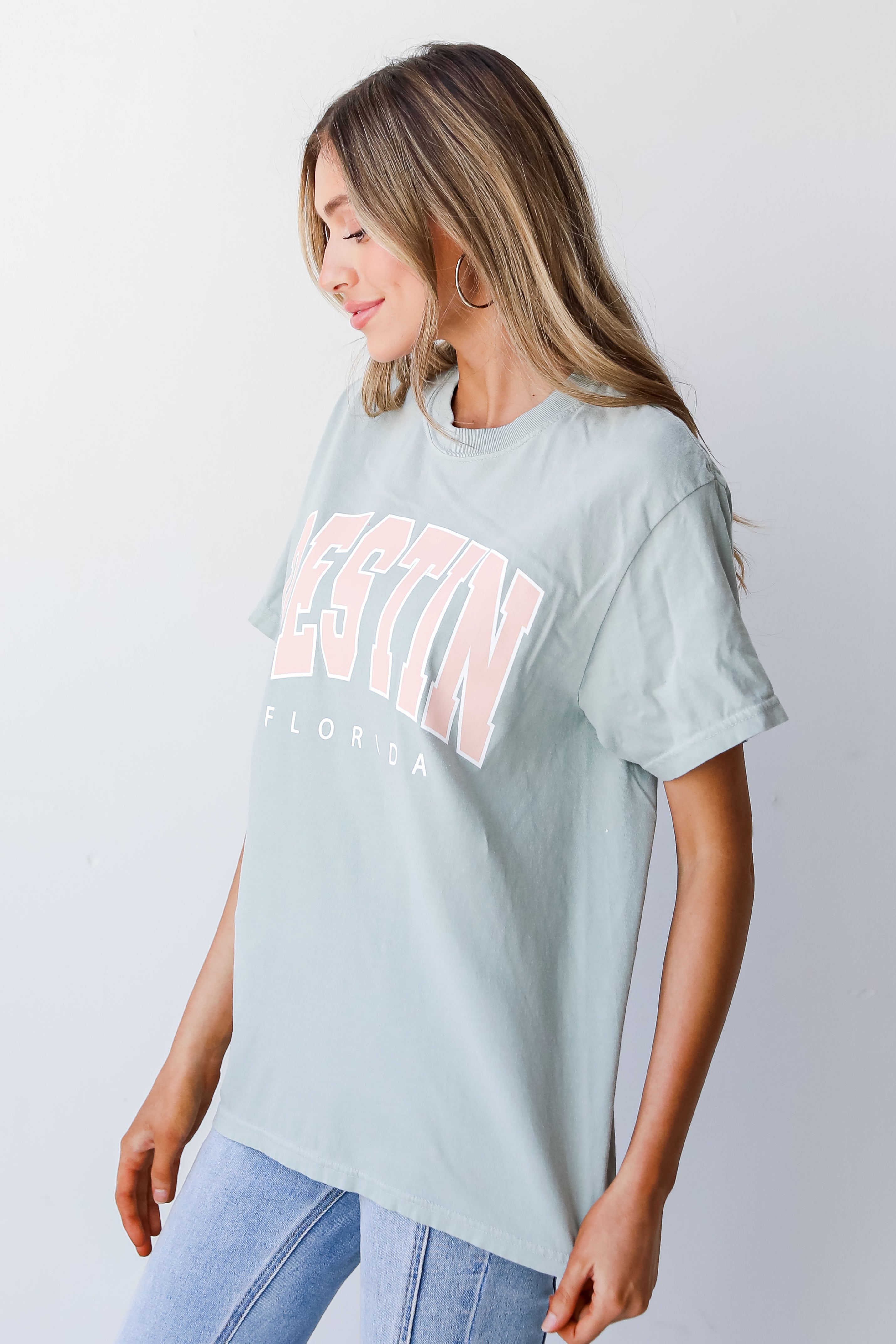 Sage Destin Florida Tee side view