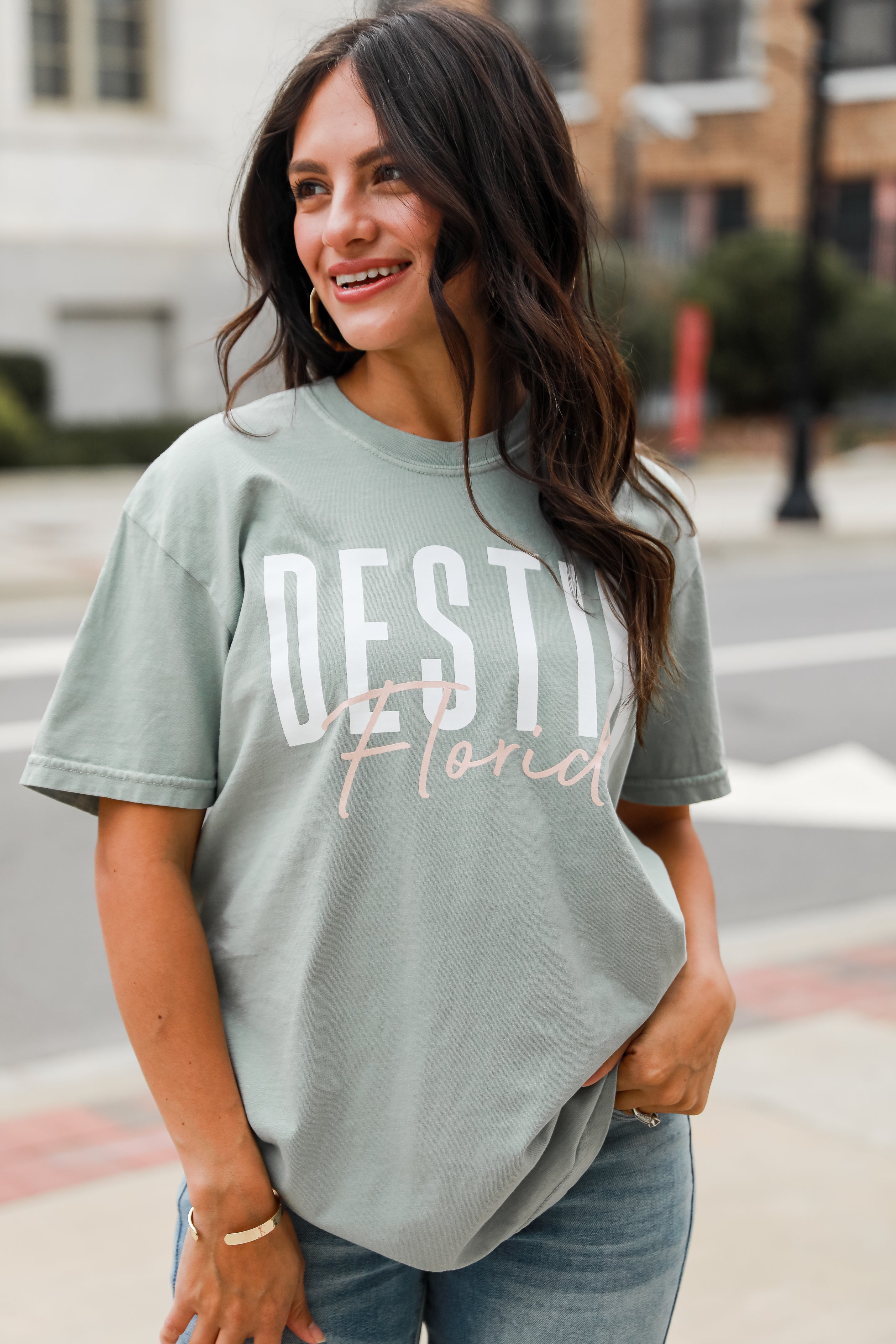 Sage Destin Florida Script Tee