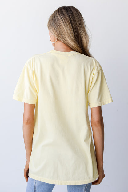 Yellow Florida Tee back view