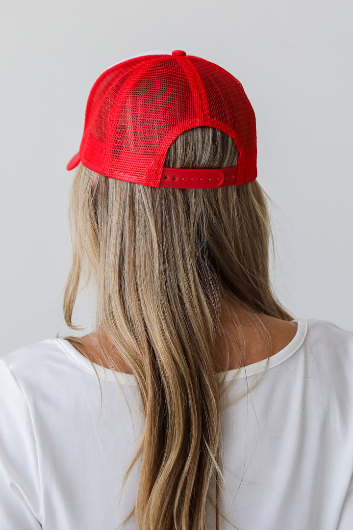 Red Gainesville Trucker Hat