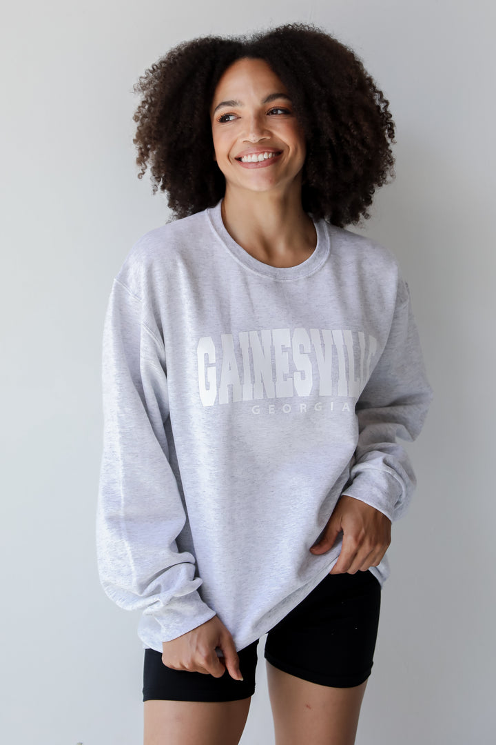 Heather Grey Gainesville Georgia Sweatshirt