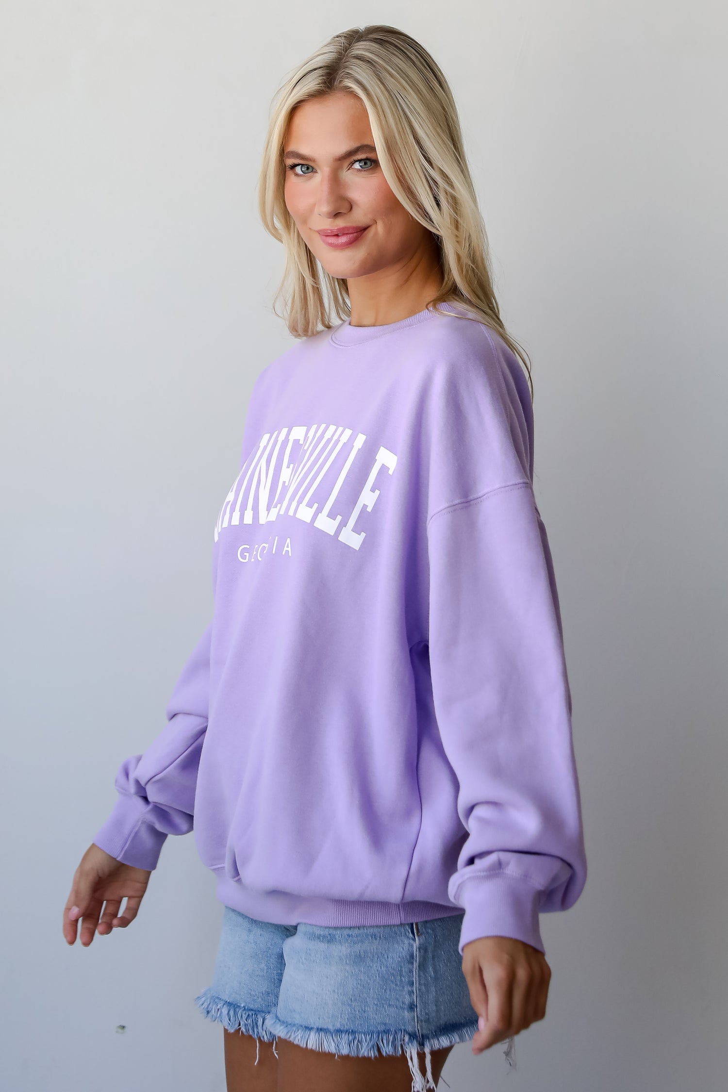 Lavender Gainesville Georgia Sweatshirt