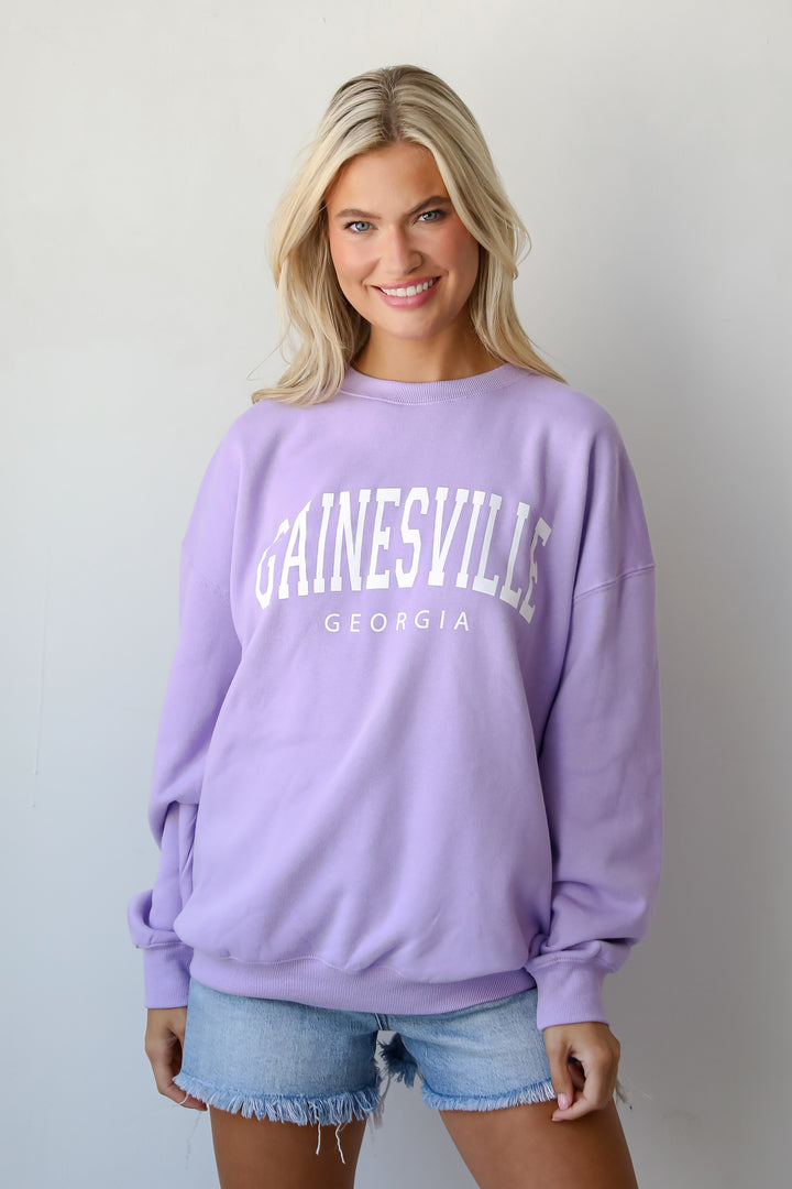 Lavender Gainesville Georgia Sweatshirt