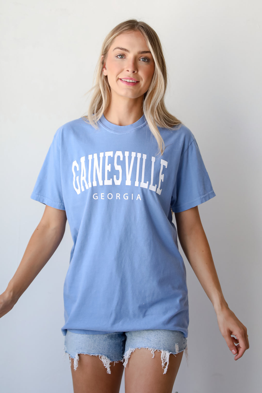 Light Blue Gainesville Georgia Tee