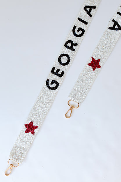 Georgia Star Beaded Purse Strap flat lay