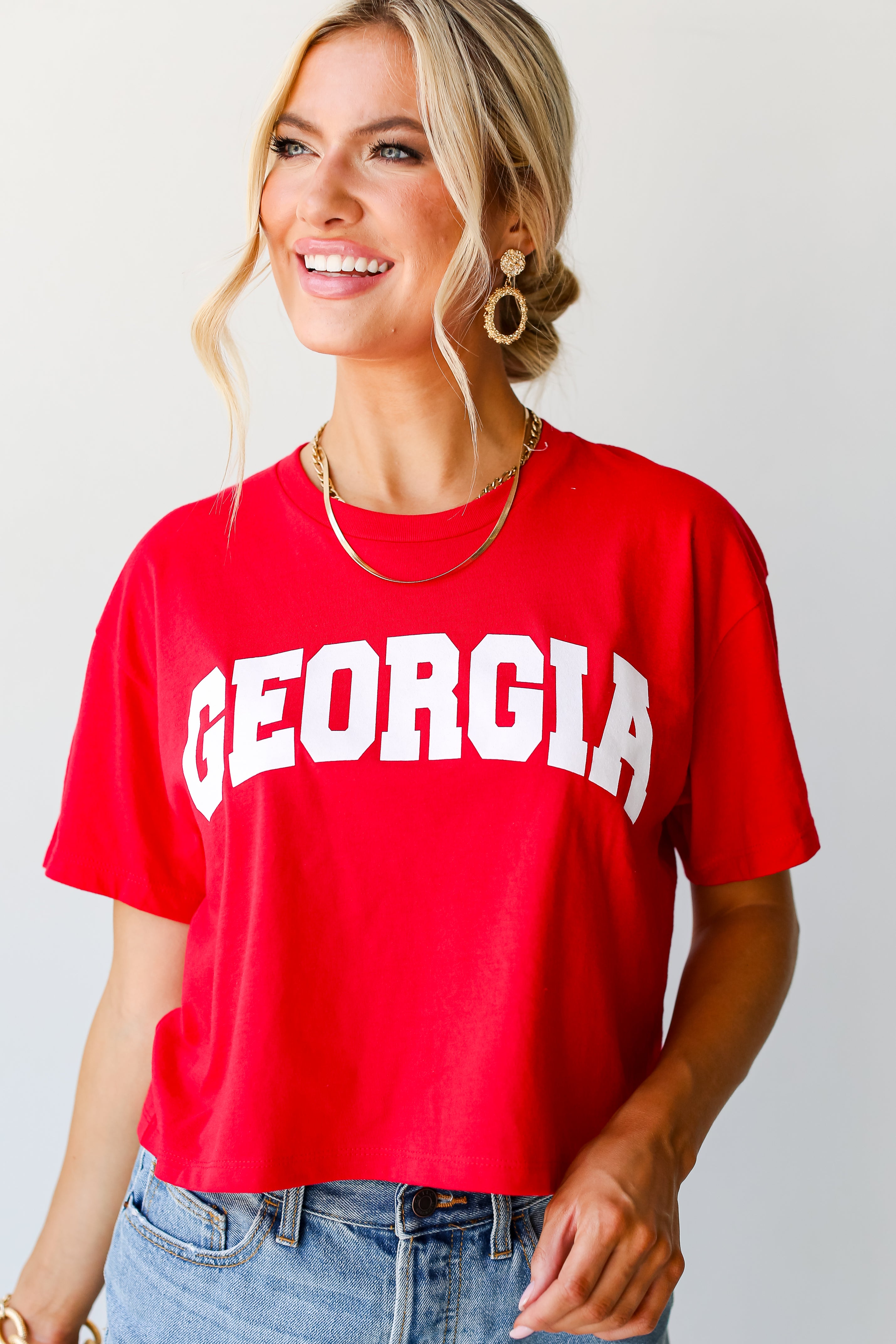 Georgia T-shirt In Red